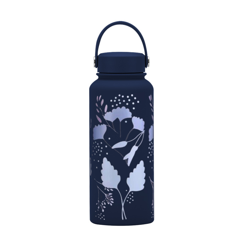 Retro Flower Stainless Steel Thermos Cup 1 Piece display picture 6