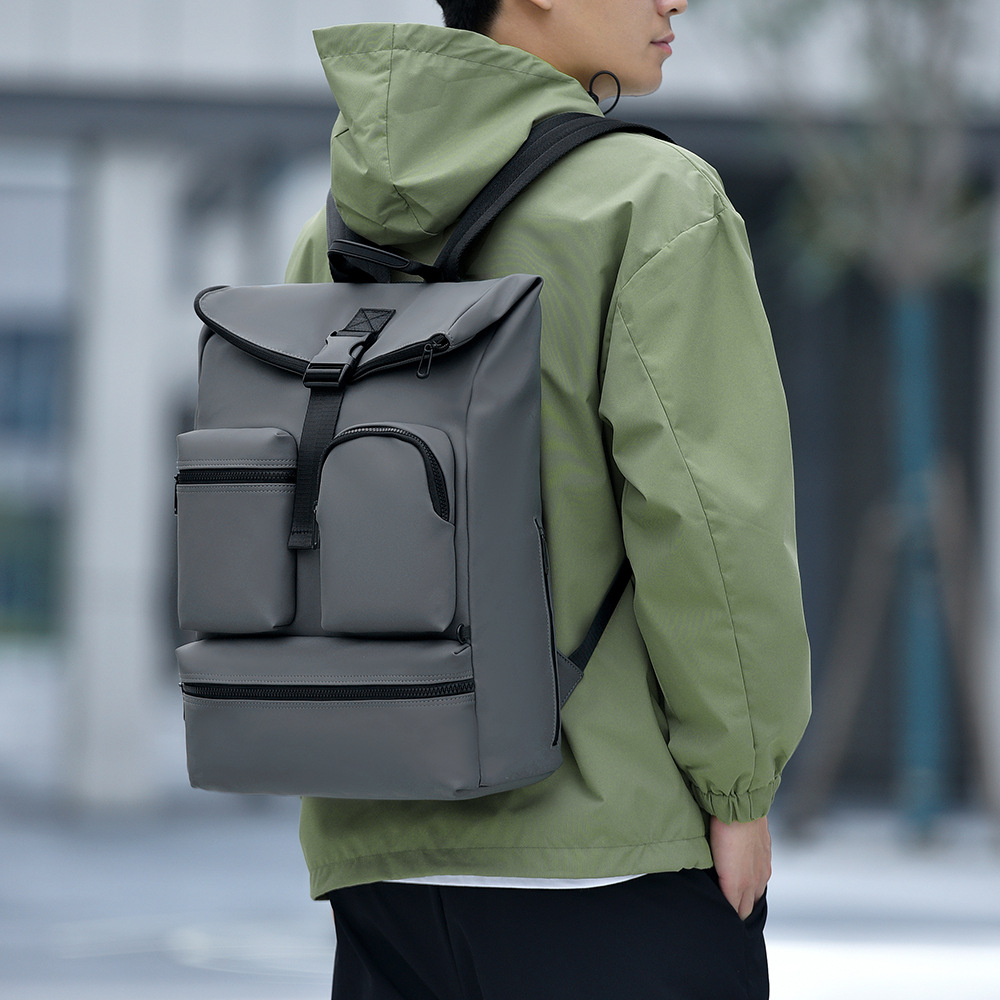 Mochila executiva internacional, casual e leve, ideal para estudantes universitários, com compartimento para computador e ideal para viagens._voghion.com