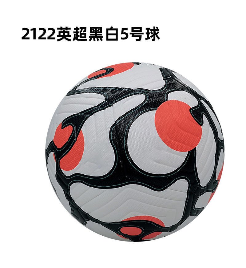 2122 프리미어 리그 X 흰색과 검정색 5번 공