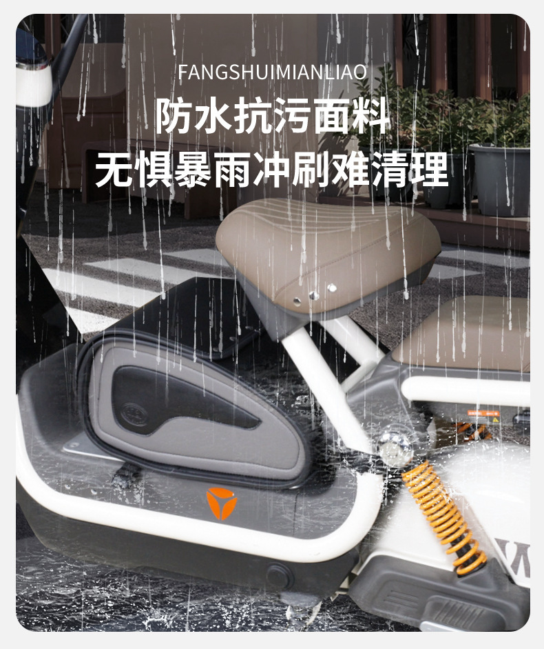 New National Standard Electric Scooter with Large Pedal Design, Durable, Detachable, Waterproof Storage Bag
