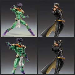 空条承太郎フィギュアジョジョの奇妙な冒険大サイズのプラチナの星の可動人形の置物