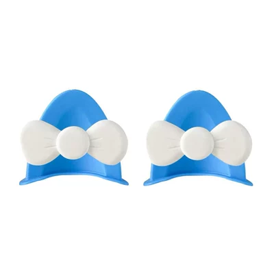 Dəbilqə (Kaska) aksesuarları: Cute Random Stickers, Accessories, Bows - cat-eared-butterfly-dark-blue-and-white