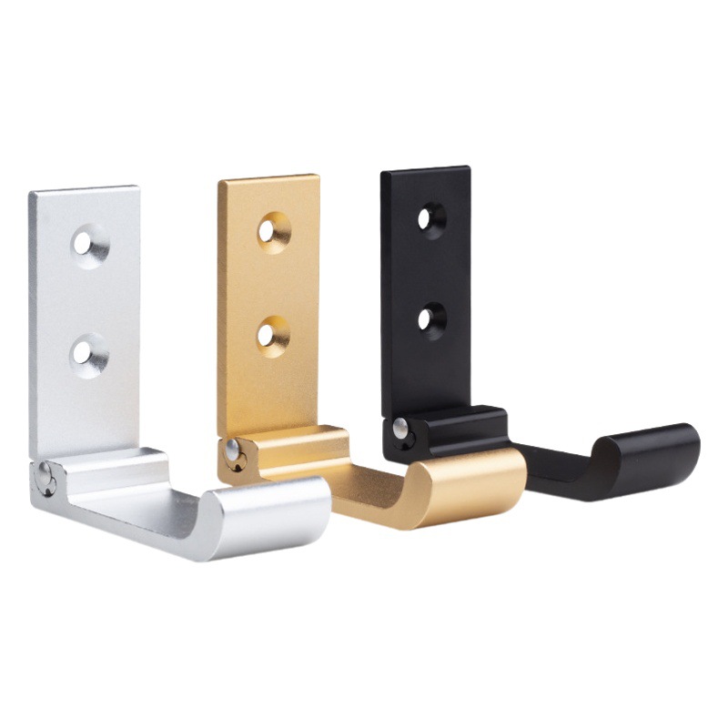 Fábrica al por mayor de aleación de aluminio cabeza redonda plegable ropa gancho ponche-libre ropa invisible gancho fila gancho creativo plegable gancho único