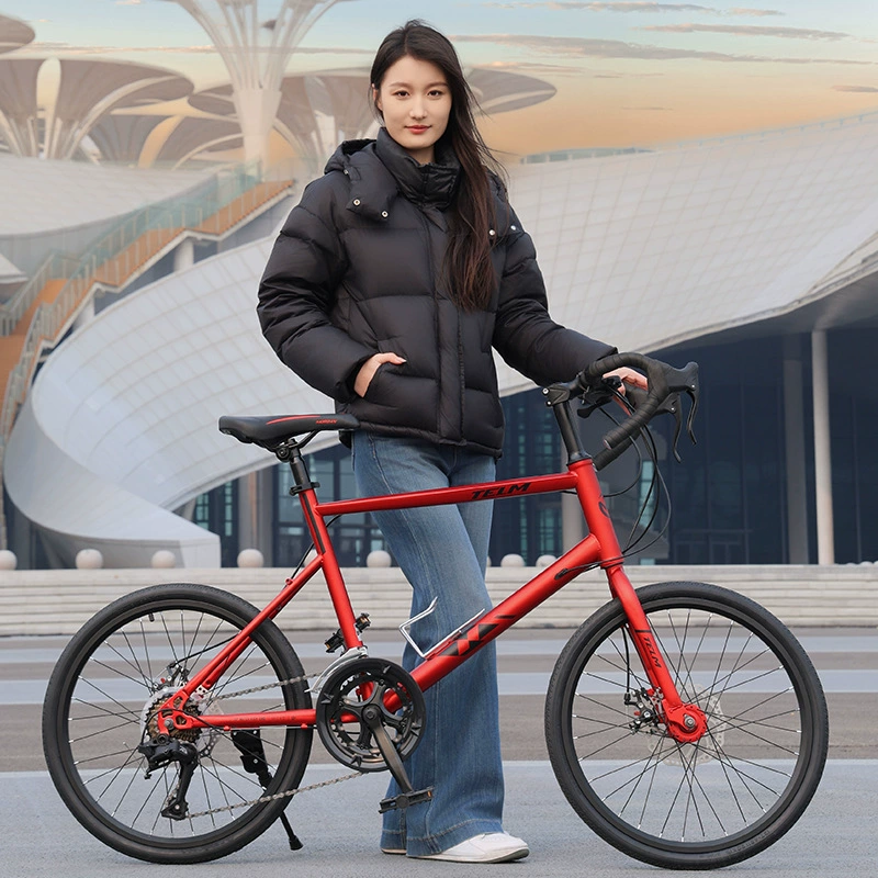 Завод оптом 451 высокоуглеродистая сталь изогнутые дорожные велосипеды для студентов взрослых с переменной скоростью спортивные автомобили 16 скоростных гоночных автомобилей