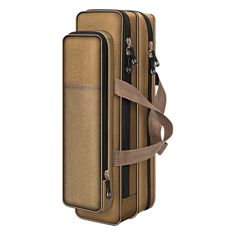 40-80cm Mini Fishing Rod Bag Fishing Luya Rod Bag Fishing Gear Bag Short Section Single Layer Double Layer Fishing Rod Bag