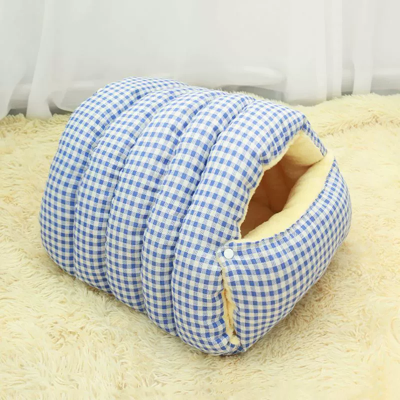 Осенние и зимние новые домашние животные закрытое гнездо кошки прячется в гнезде кошки Сносная и вымытая питомник Тедди толще, чем медведь