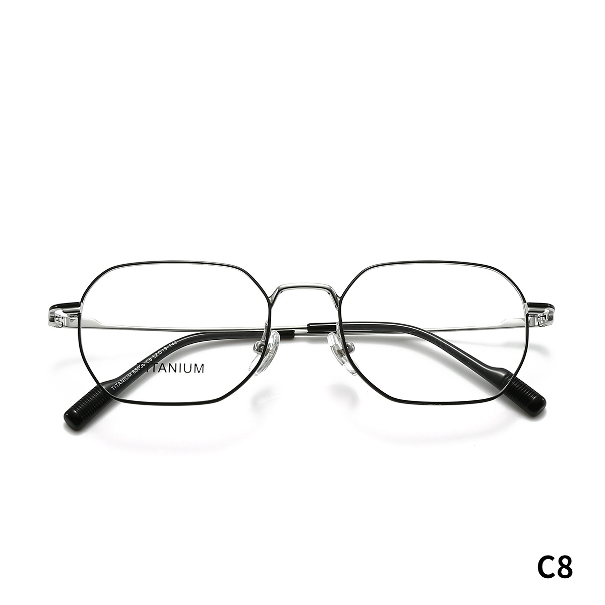 STUDIOMUKU gafas de madera cool retrógrado buen marco de gafas poligonal superligero marco de gafas minimalista