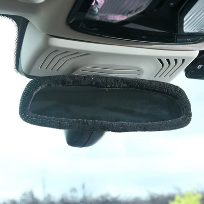 Steering wheel cover: seatbelt shoulder pad, universal for - green-rearview-mirror-cover-38cm