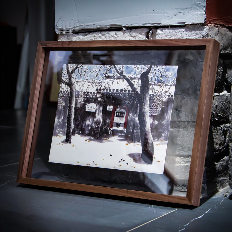 Acrylic Photo Frame Set Table Wooden Double-sided a4 Picture Frame Mounted Solid Wood Wall Hanging a3 Glass Specimen Transparent Frame