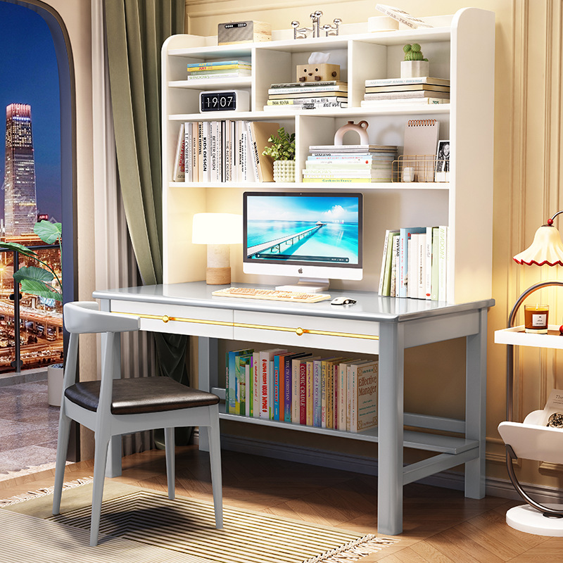 Escritorio de lujo ligero escritorio estante escritorio dormitorio escritorio de estudio computadora