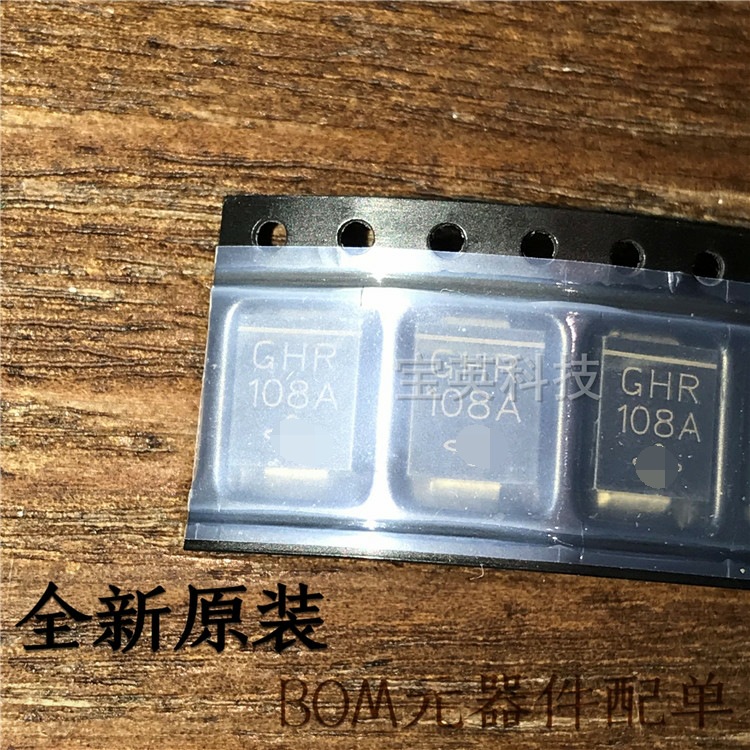 SMCJ170A 丝印:GHR 275V ESD/TVS瞬变二极管 IC芯片 SMC DO-214AB