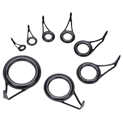 Weihe 6#-30# bulk ceramic plus high carbon steel guide eye wire loop through wire loop fishing rod fishing gear accessories Weihai