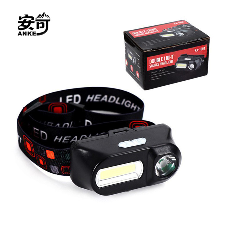 Emergency Battery Lighting Lamp USB Fishing Night Fishing Light Led Headlamp Special Waterproof Long-Lasting Sensor Charging