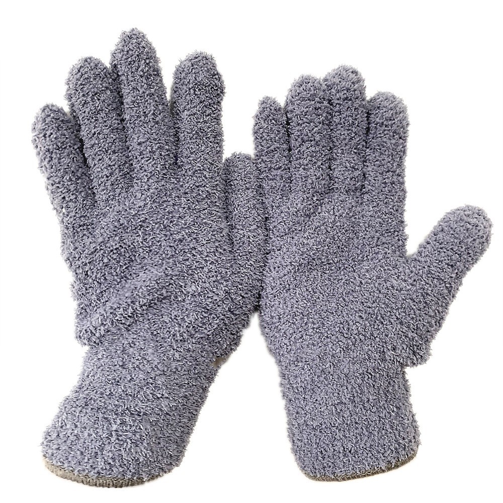 Guantes de microfibra para quitar el polvo de Amazon, guantes de lana coral, guantes para limpieza de coches, guantes de media lana para mayor comodidad.