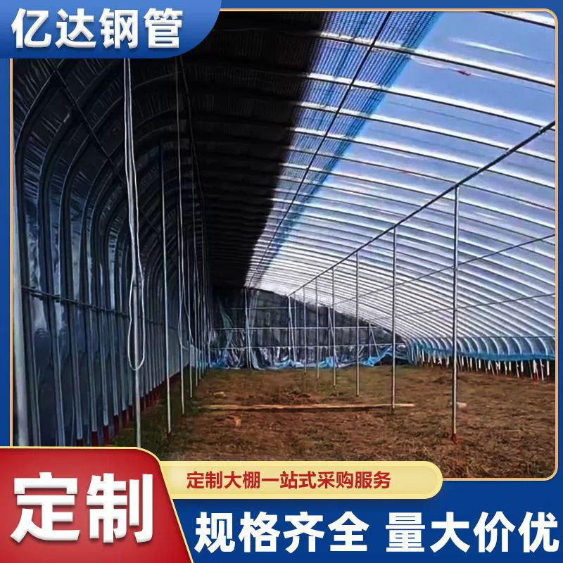 Овальный каркас теплицы, конструкция теплицы из труб, оцинкованный каркас, трубчатая теплица для выращивания овощей и фруктов