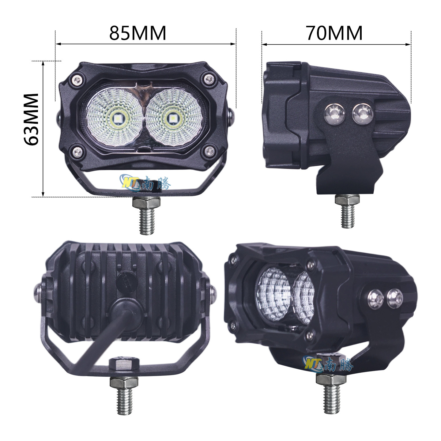 bifolia vehículo todoterreno A-columna faro de motocicleta faro de automóvil faro de automóvil eléctrico reforma de faro de alta intensidad RGB