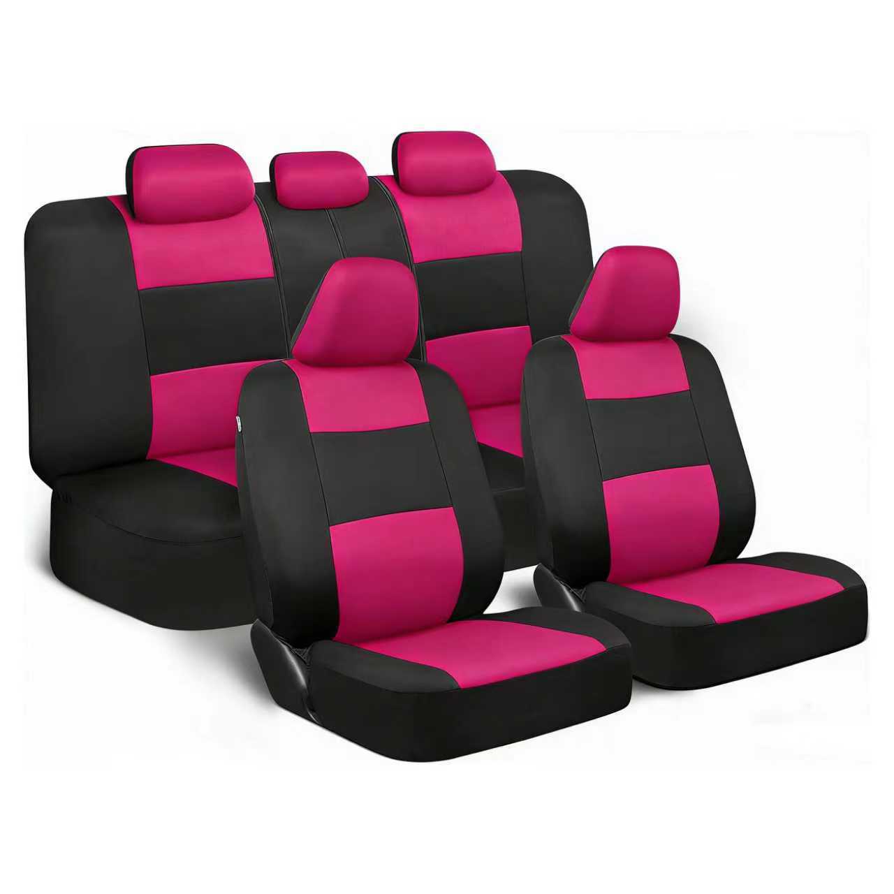 Universal Five-Seater Front and Rear Car Seat Covers, Temu Foreign Trade Export to Russia, Mexico, Cross-Border E-Commerce