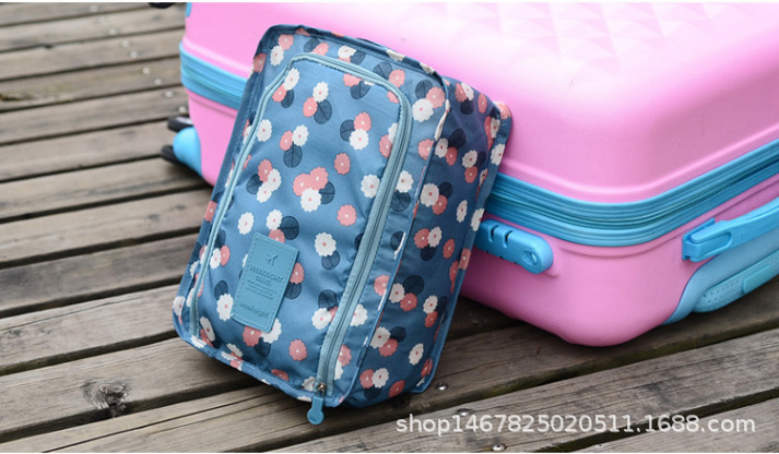 鞋子收纳袋折叠旅行鞋袋 防水旅游鞋包折叠包防尘袋