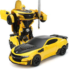 New Qida All-American Transformers Extra Large Optimus Prime Bumblebee Remote Control Car Car Robot Model Toy Car