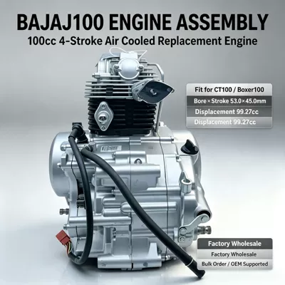 Cross-border export of BAJAJ100 Engine assembly