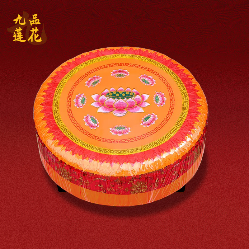 Worship mat Buddha household Kotow Hassock Lotus Embroidery Elastic force sponge Inclined plane circular Futon 5060 centimeter