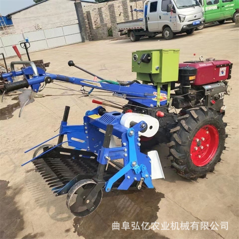 加固型土豆红薯收获机大蒜花生起果机高垄地胡萝卜洋葱出土机