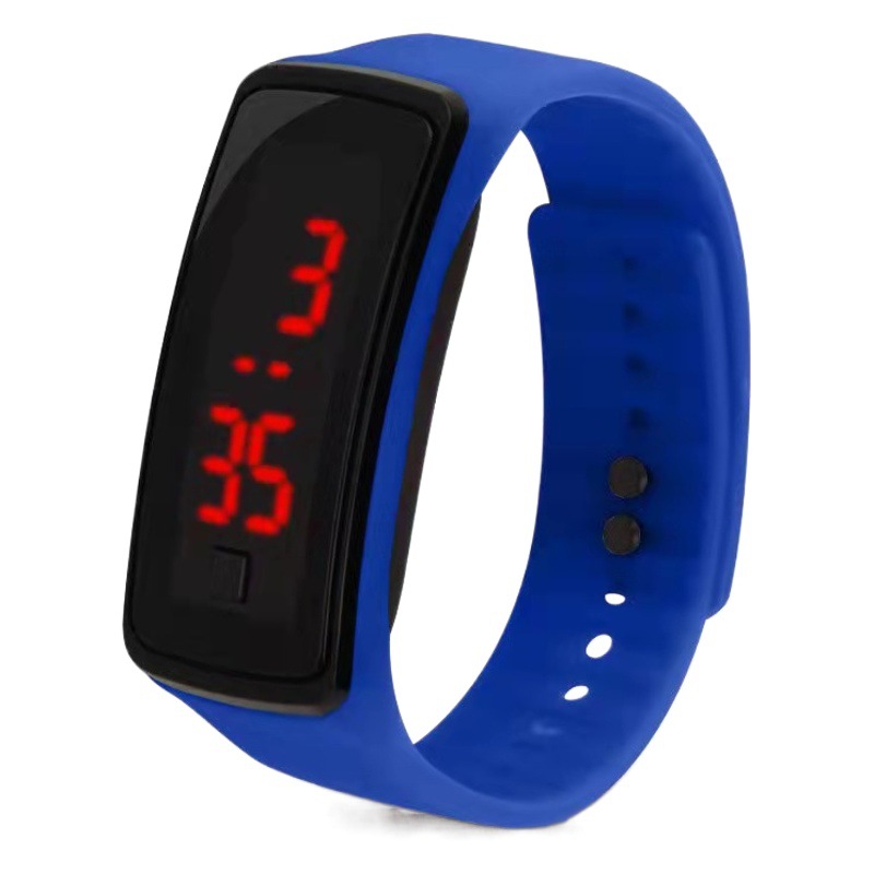 Popular Led Kidsren's Bracelet Digital Watch Second Generation Plastic Silicone Sports Bracelet Gift Cross-Border Best-Selling Digital Watch
