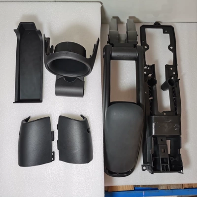 Suitable for BMW mini mini auto parts car R55R56R57R58R59 upgrade and modification central armrest box (Armrest box) - black-r55-r59-armrest-box