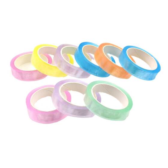 Ice transparent sticky ball tape free hand drawing pilling diang crystal ball tape DIY decompression net red toy