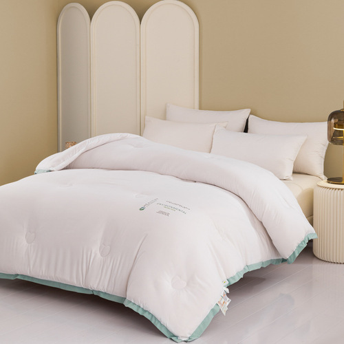 Four seasons thickened brushed soybean fiber quilt wholesale summer quilt cool quilt soybean core double winter quilt spring and autumn quilt