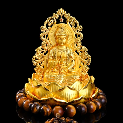 Car ornaments car interior wholesale a generation - 1010125-xianglong-guanyin-tiger-eye-stone