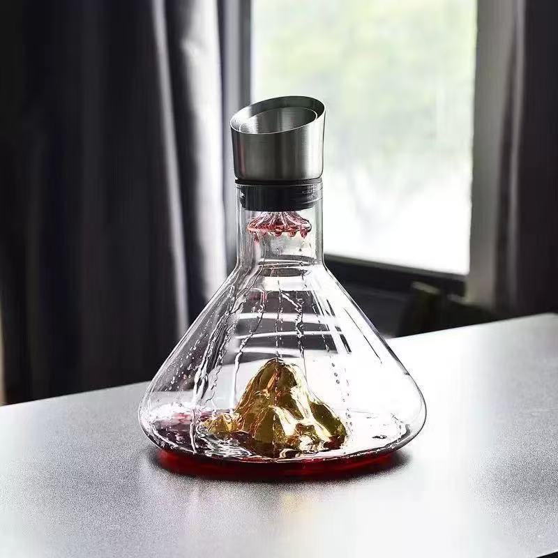 [Posta gratuita] Iceberg transfronterizo bebida rápida taza de vino tinto de alta calidad conjunto doméstico dispensador de vino jarro dispensador de vino
