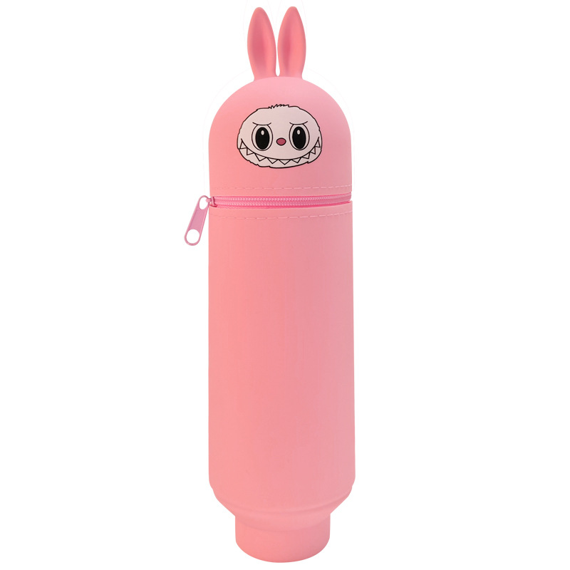 Estuche de lápices de silicona con diseño de panda