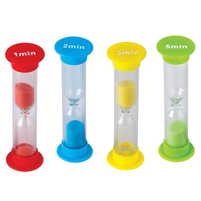 儿童玩具沙漏刷牙1,2,3分钟塑胶计时沙漏?塑料沙漏亚马逊爆款