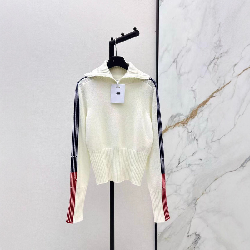 Shenzhen Nanyou 25 Autumn/Winter High-End Women's Clothing Missd Ski Series Fair Isle Knitted Sweater