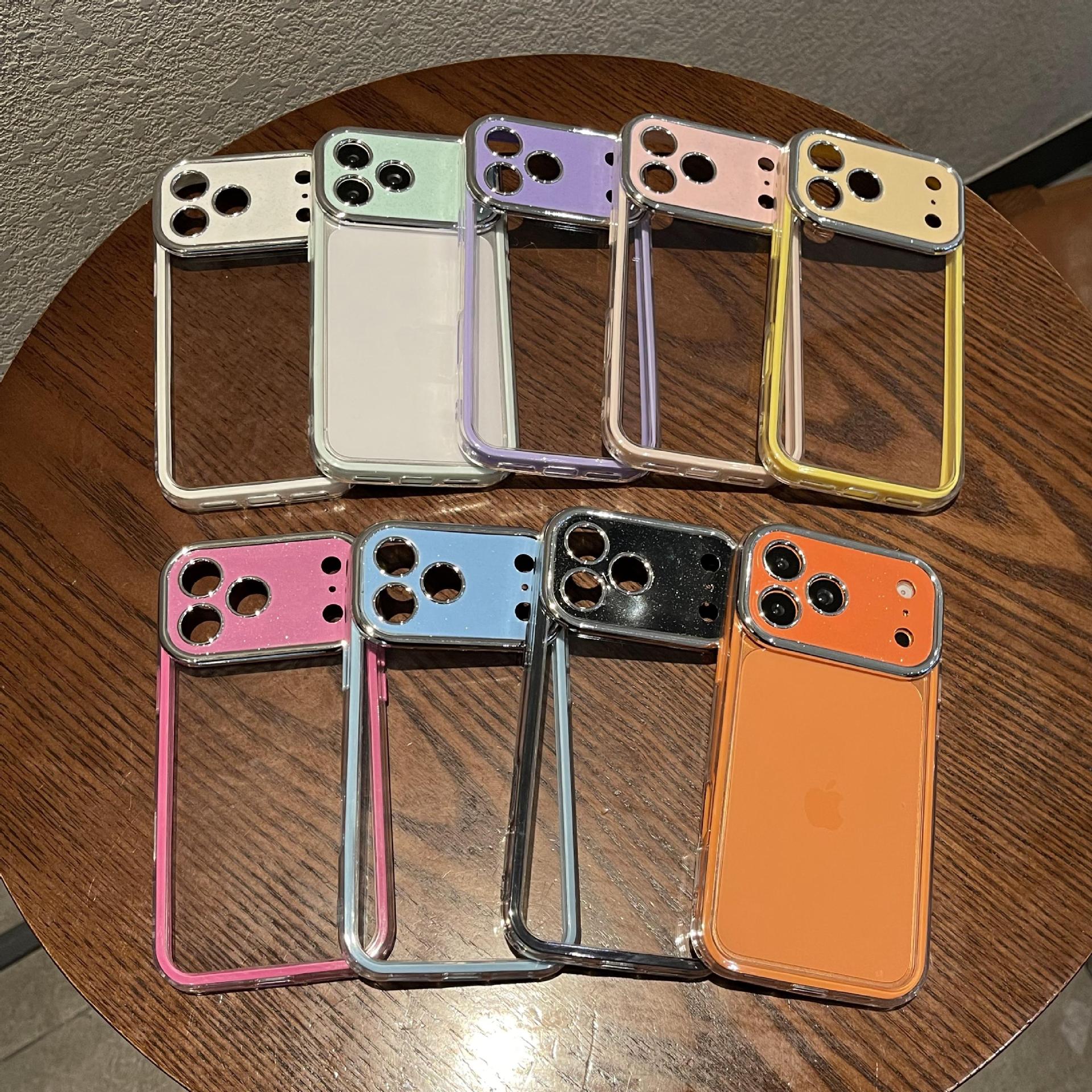 高级镶钻凹槽秒变适用苹果17promax手机壳iPhone16滴胶15全包1413