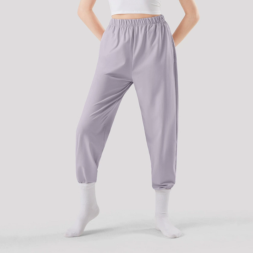 Современные облегающие танцевальные брюки для женщин, китайские классические спортивные брюки для похудения, свободные повседневные брюки для йоги.