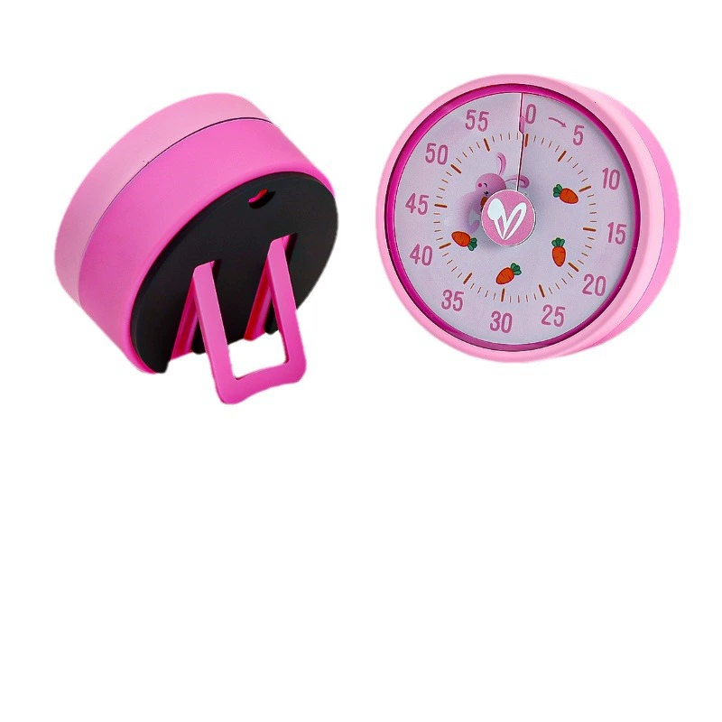 Mechanical Kitchen Timer, Stainless Steel Dial, Silent Battery-Free Visual Timer, Magnetic/Stand Options