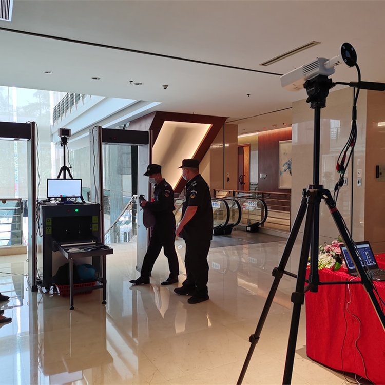 Alarma inteligente y estadísticas rápidas del sistema de medición de temperatura corporal por imágenes térmicas infrarrojas