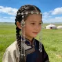蒙古传统儿童元素头饰