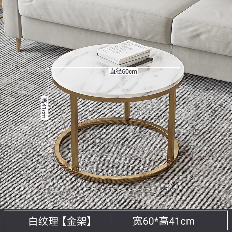 60CM 화이트 질감(골드 프레임)