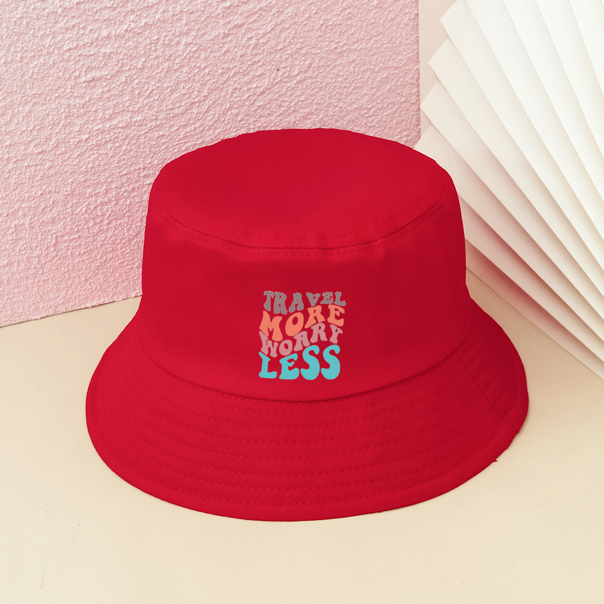 Women's Basic Letter Bucket Hat display picture 4