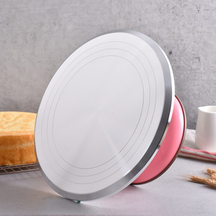 Carefully Selected Cross-Border 10inch Aluminum Alloy Cake Turntable Cake Decorating Table Home Baking Tools DIY Frosting