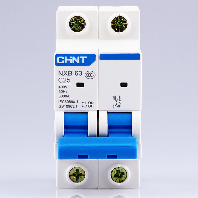 Interruptor de aire Zhengtai NXB - 63 puerta principal doméstica eléctrica de dos fases tipo C interruptor abierto abierto 2P 10A16A20A25A image 5