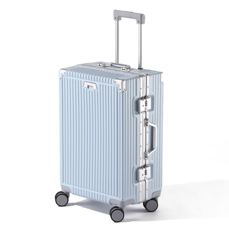 Green suitcase, 22 inch
