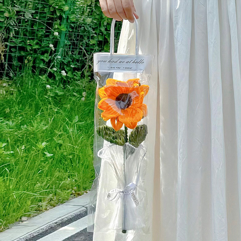ツイストチューリップの花束手作りDIY材料包ヒマワリ教師の日にクラスメートに七夕祭りのプレゼントを贈る|undefined