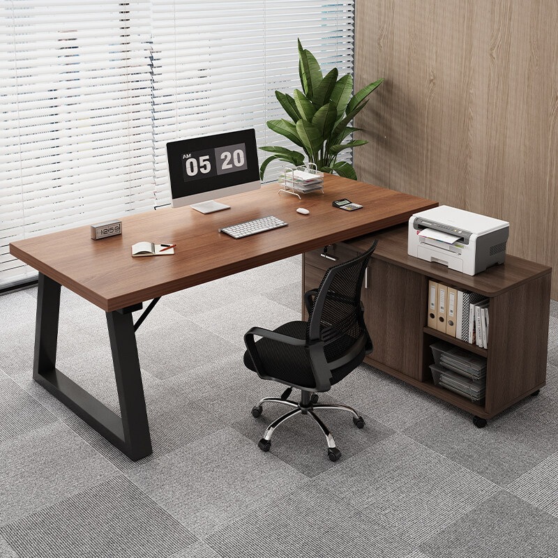 Computer desk, desktop office desk, simple modern office manager desk and chair set, staff desk, simple boss desk Computer desk, desktop office desk, simple modern office manager desk and chair set, staff desk, simple boss desk