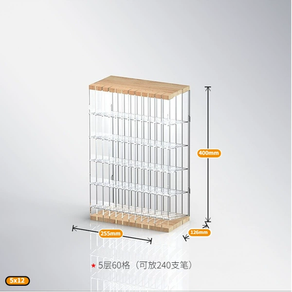 ❀✿❀❉❀Mark pen holder [slanted into five layers to hold 240 pens]❉❀❉