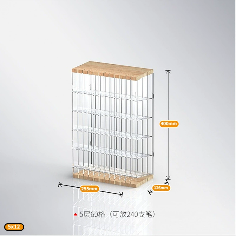 Acrylic marker, storage system, stand, capacious storage box