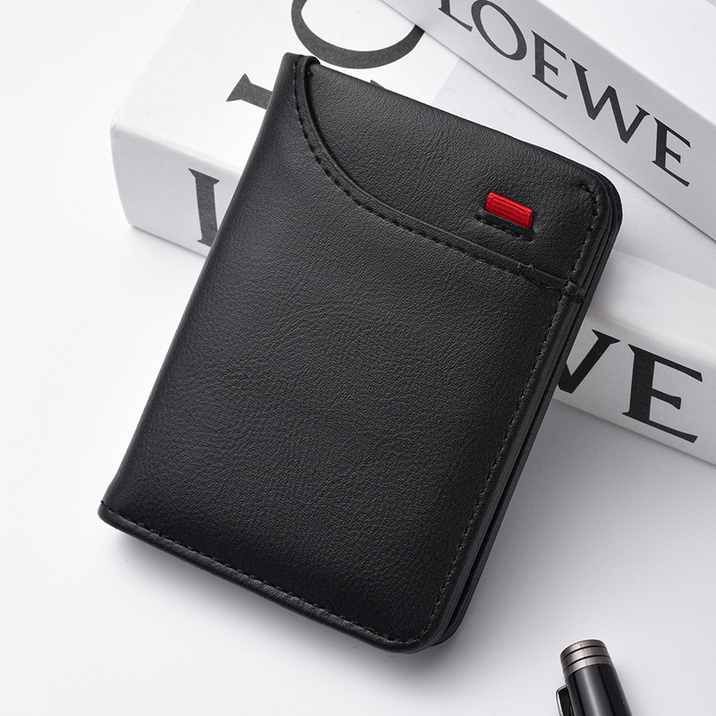 New Card Holder Card Holder Cross-border Multi-card Holder Vertical ID Card Bag Men's Wallet Mini Wallet